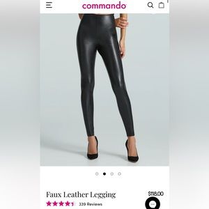 Commando Faux Leather Leggings